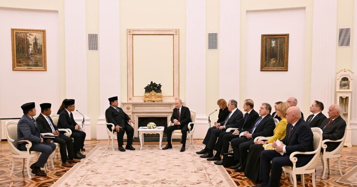Pilih Selesaikan Tugas-Tugas Dalam  Negeri, Presiden Prabowo Tak Hadiri KTT Rusia-ASEAN